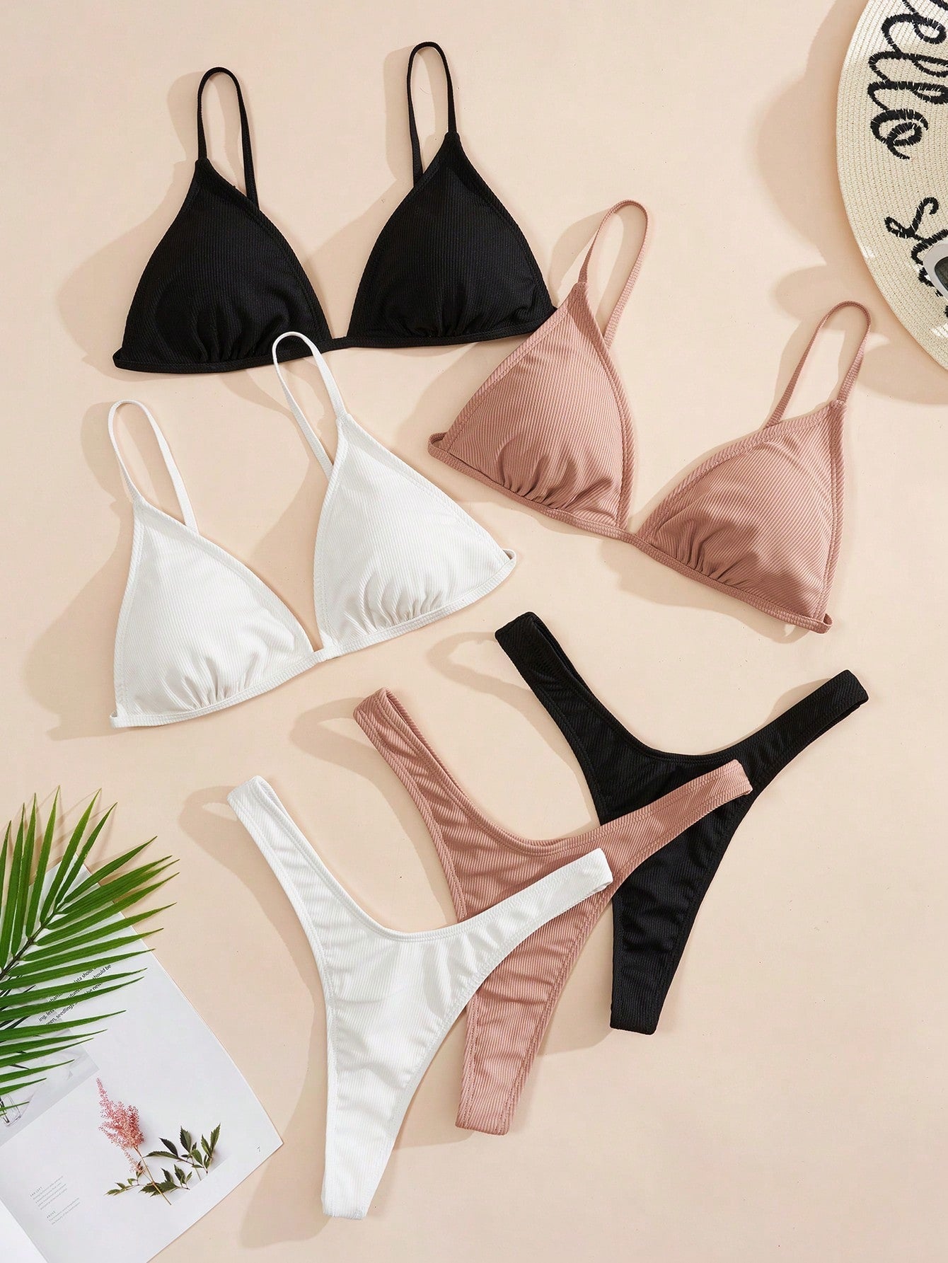 Kit 3 Conjuntos De Biquíni Asa Delta