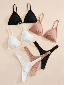 Kit 3 Conjuntos De Biquíni Asa Delta