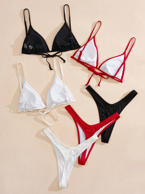 Kit 3 Conjuntos De Biquíni Asa Delta