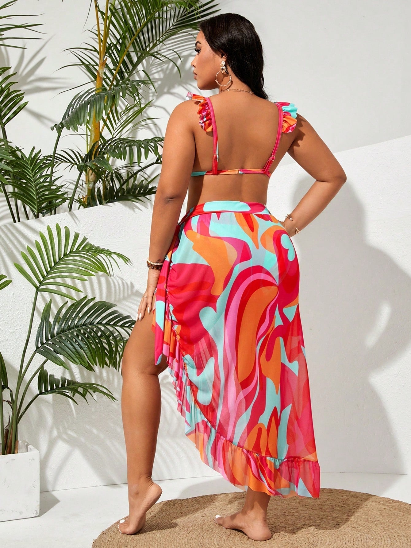 Conjunto Biquíni 3 Peças Plus Size Maria