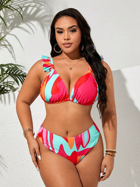 Conjunto Biquíni 3 Peças Plus Size Maria